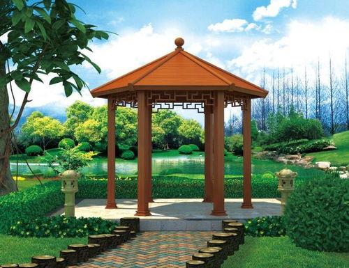 凉亭户外庭院吃瓜,共享瓜果时光